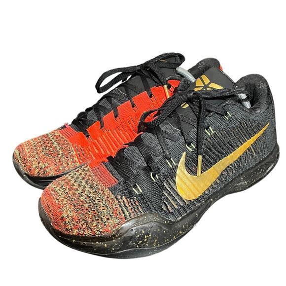 Nike Kobe 10 X Elite Low Sneakers 5 rings Christmas Mens Shoe Size 12 802560-076 - Picture 1 of 8